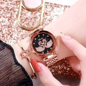 Personality Swan Pattern Women's Watch