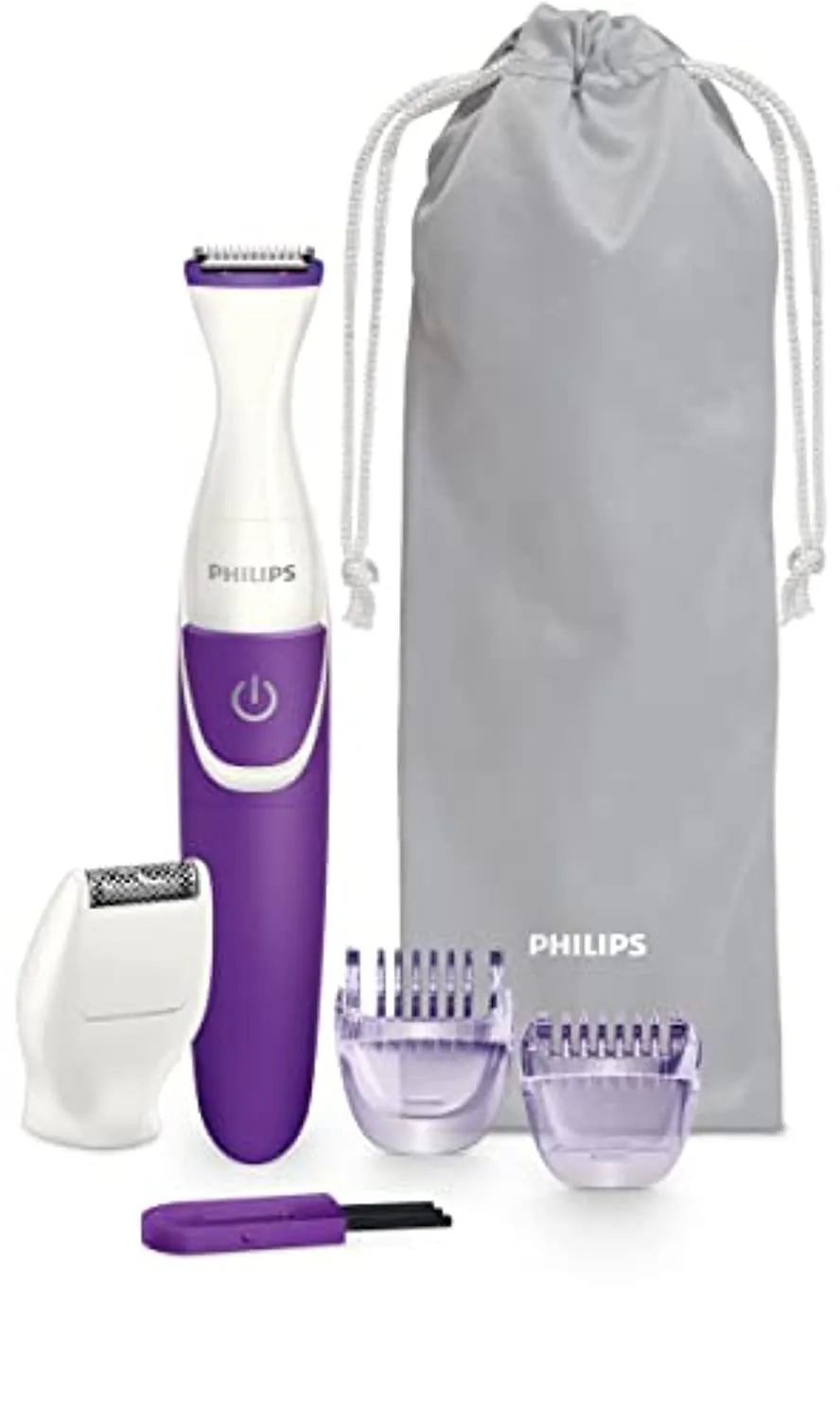 Philips Beauty BikiniGenie, Cordless Bikini Trimmer for Women, Showerproof Hair Removal, BRT383/50