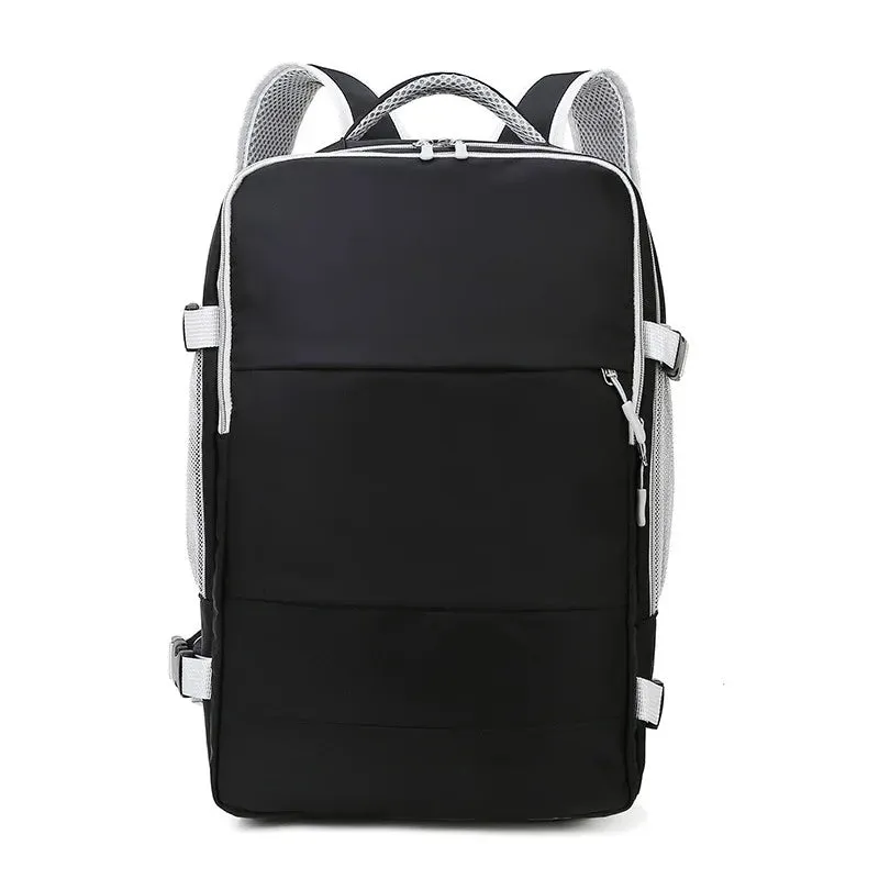 Pink Women's Travel Backpack with Anti-Theft Features