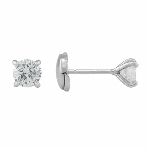 Platinum 1.13ctw Diamond Studs