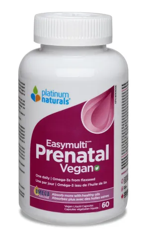 Platinum Naturals Prenatal Easymulti® Vegan 60 Softgels