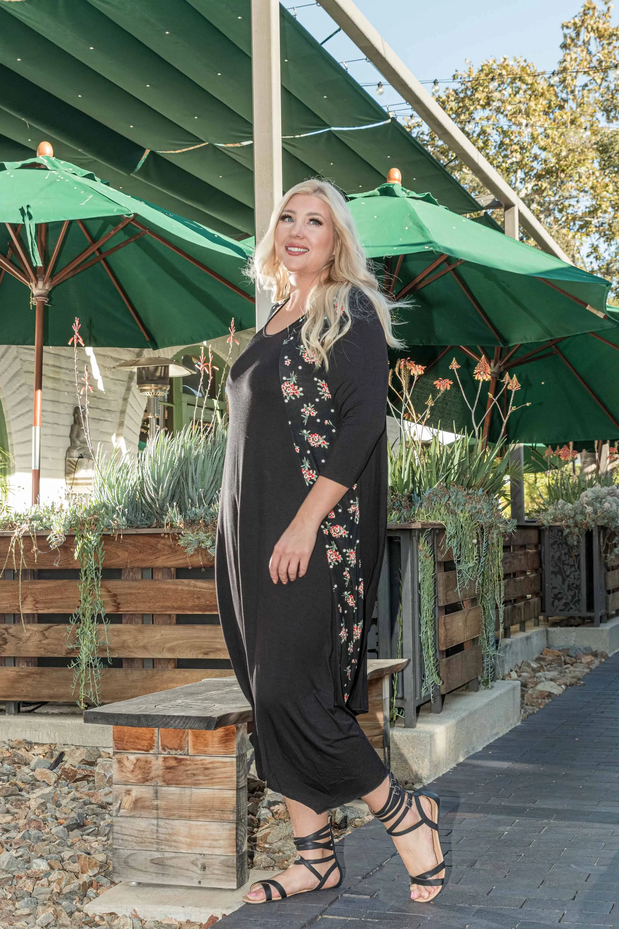 Plus Size Long Sleeve Dress