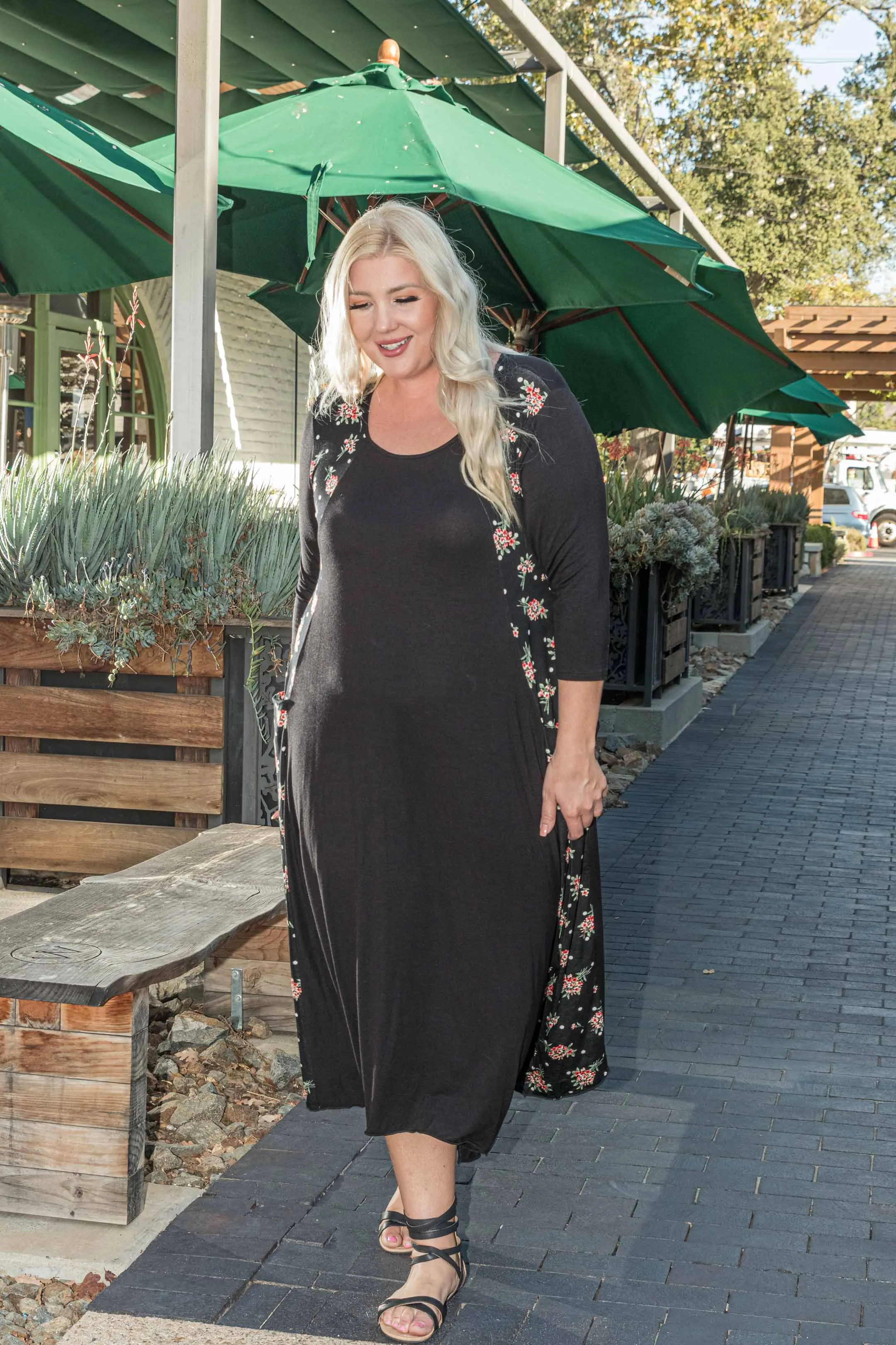 Plus Size Long Sleeve Dress