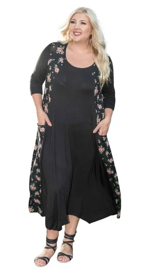 Plus Size Long Sleeve Dress