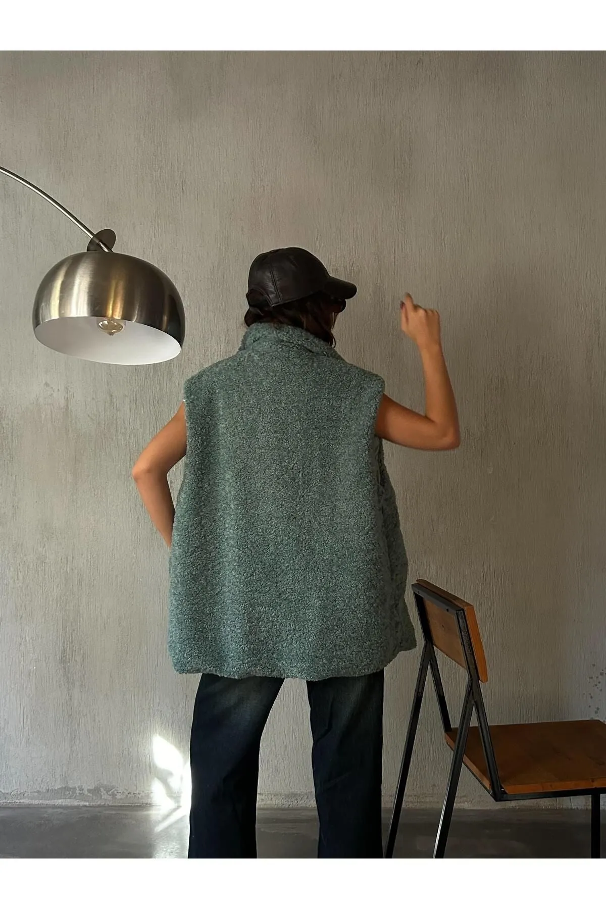Plush Lined Snap Vest