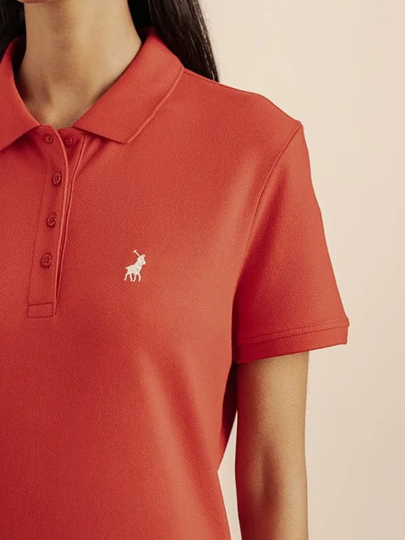 Polo Women Leah  Golfer Dress Red