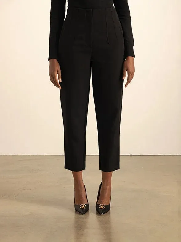 Polo Women Slim Pants Black