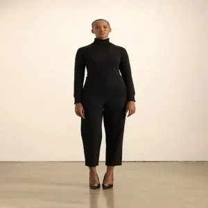 Polo Women Slim Pants Black
