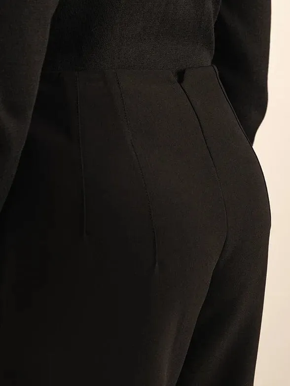 Polo Women Slim Pants Black