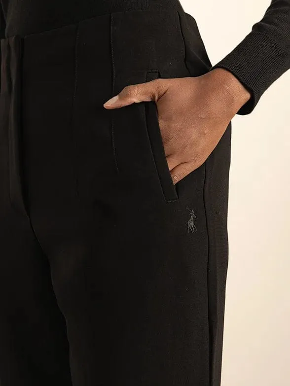 Polo Women Slim Pants Black
