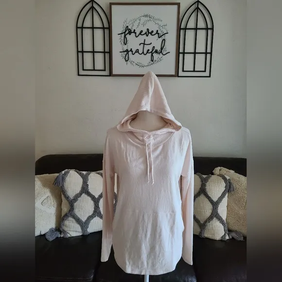 Prana Foresta Top Hoodie Women's Size S Athleisure Casual Neutral Lounge wear