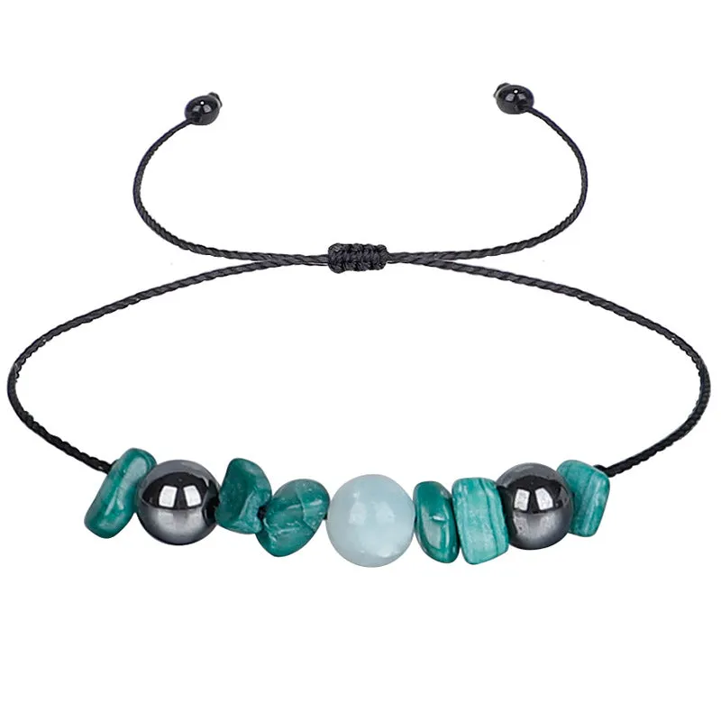 Quartz & Green 'Believe You Can' Adjustable Bracelet