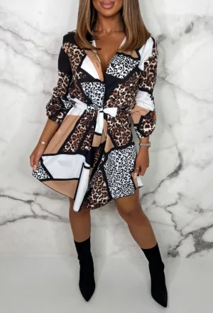 Rafaela® | Flirty Shirt Dress With Animal Print