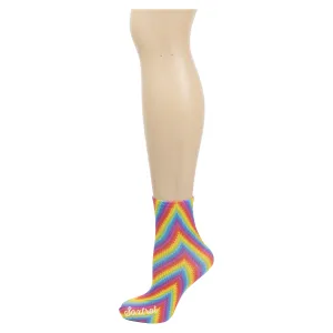 Rainbow Chevron Anklets
