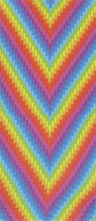 Rainbow Chevron Tweener Knee Highs