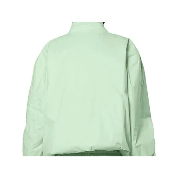 RAINS Fuse Bomber Jacket in Mineral color Size L Women's NWT