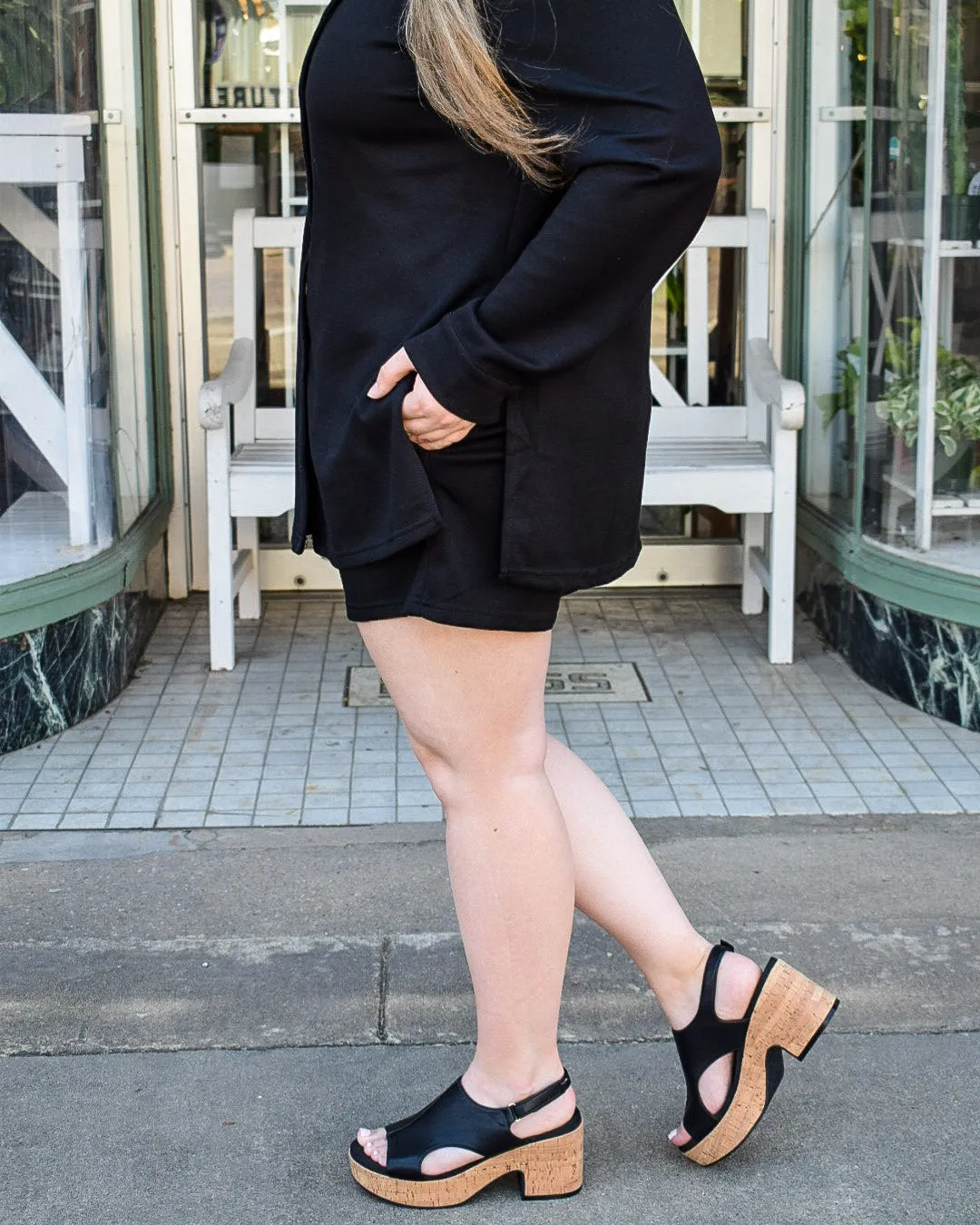 REBA ROMPER - BLACK