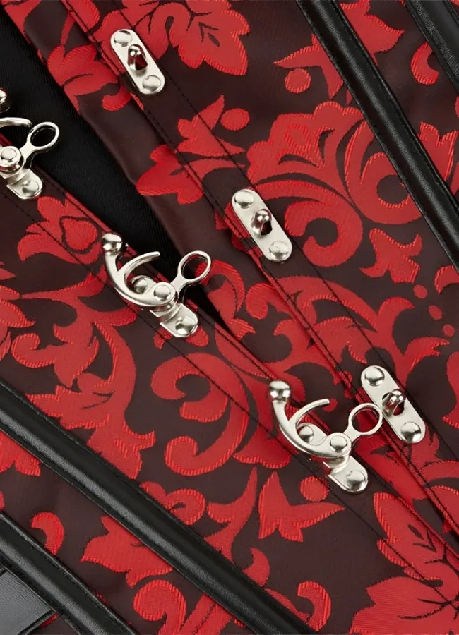 Red Steampunk Gothic Corset