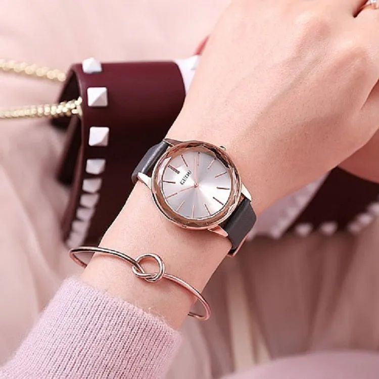 Rhombus Rose Gold Frame Women's Watch
