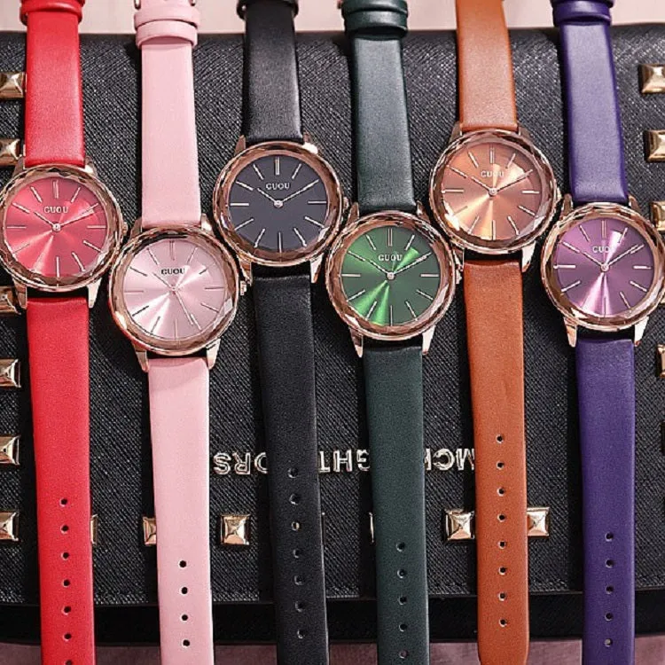 Rhombus Rose Gold Frame Women's Watch