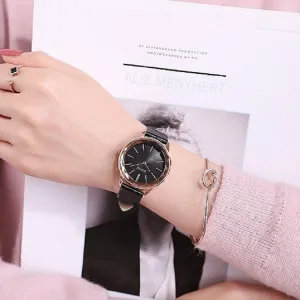 Rhombus Rose Gold Frame Women's Watch