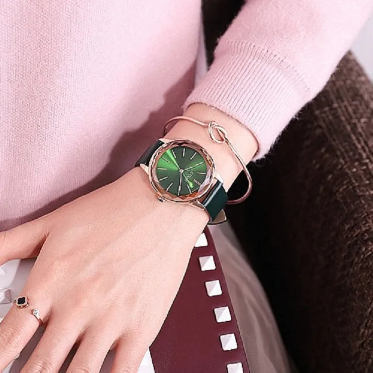 Rhombus Rose Gold Frame Women's Watch