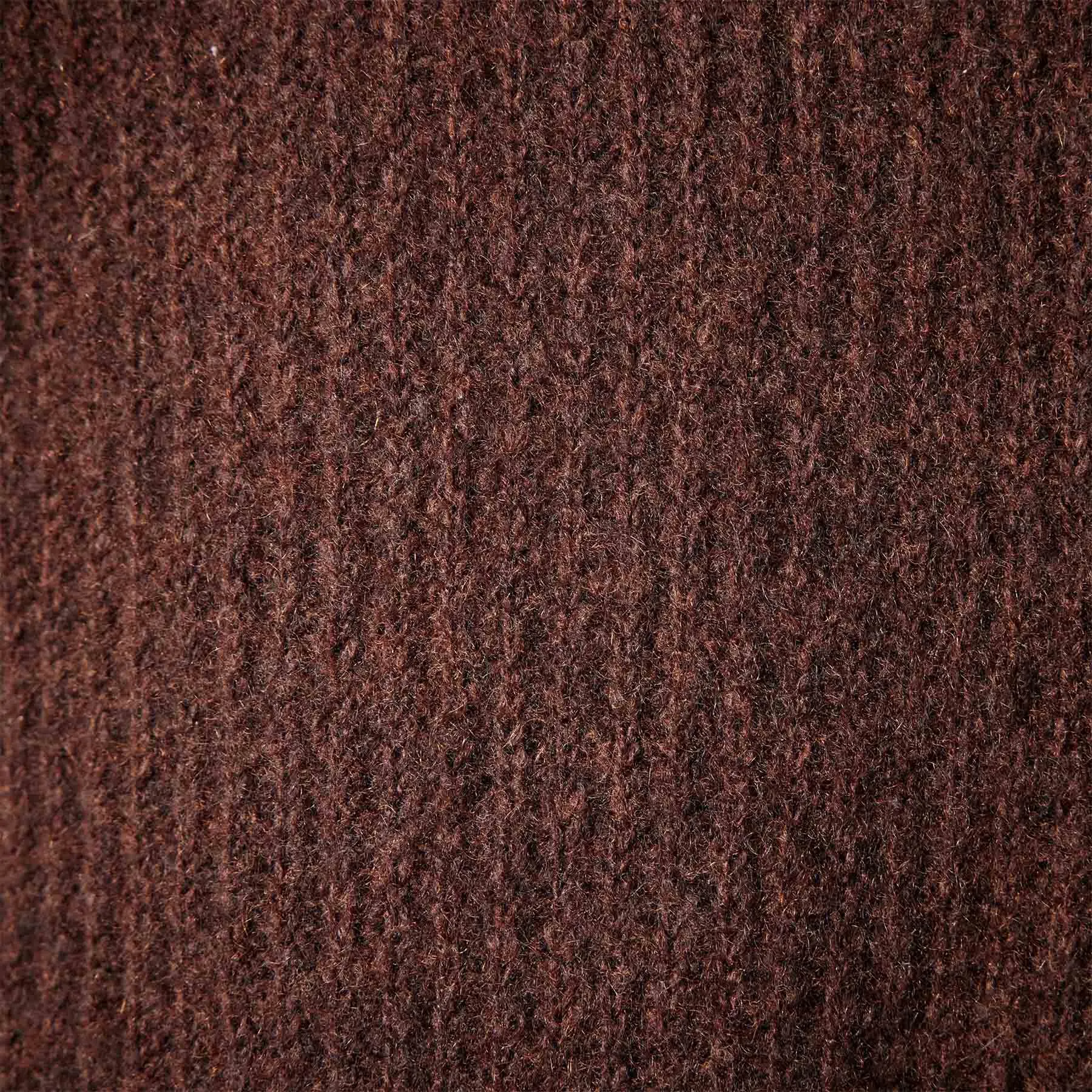 Rib Cashmere Funnel Neck Sweater - Americano
