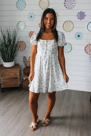 Rooftop Romance Floral Mini • White