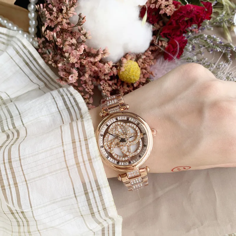 Rotatable Hollow Women's Watch