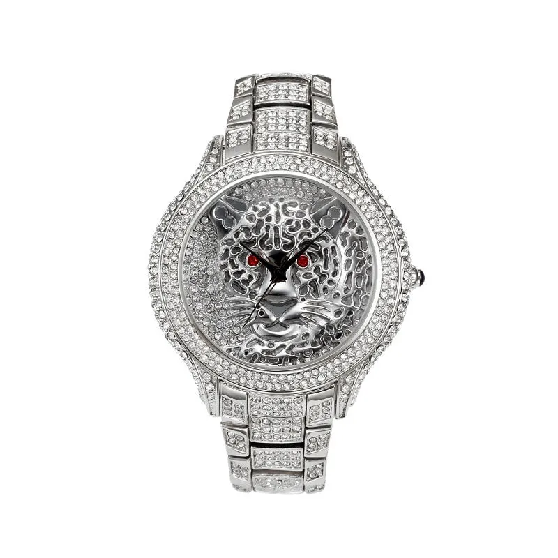 Round Dial Leopard Pattern Women's Watch