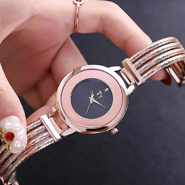 Round Pattern Bracelet Women's watch