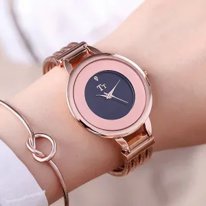 Round Pattern Bracelet Women's watch