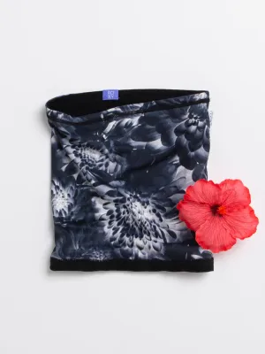 Roxy Womens Lana Neck Warmer - True Black Future Flower