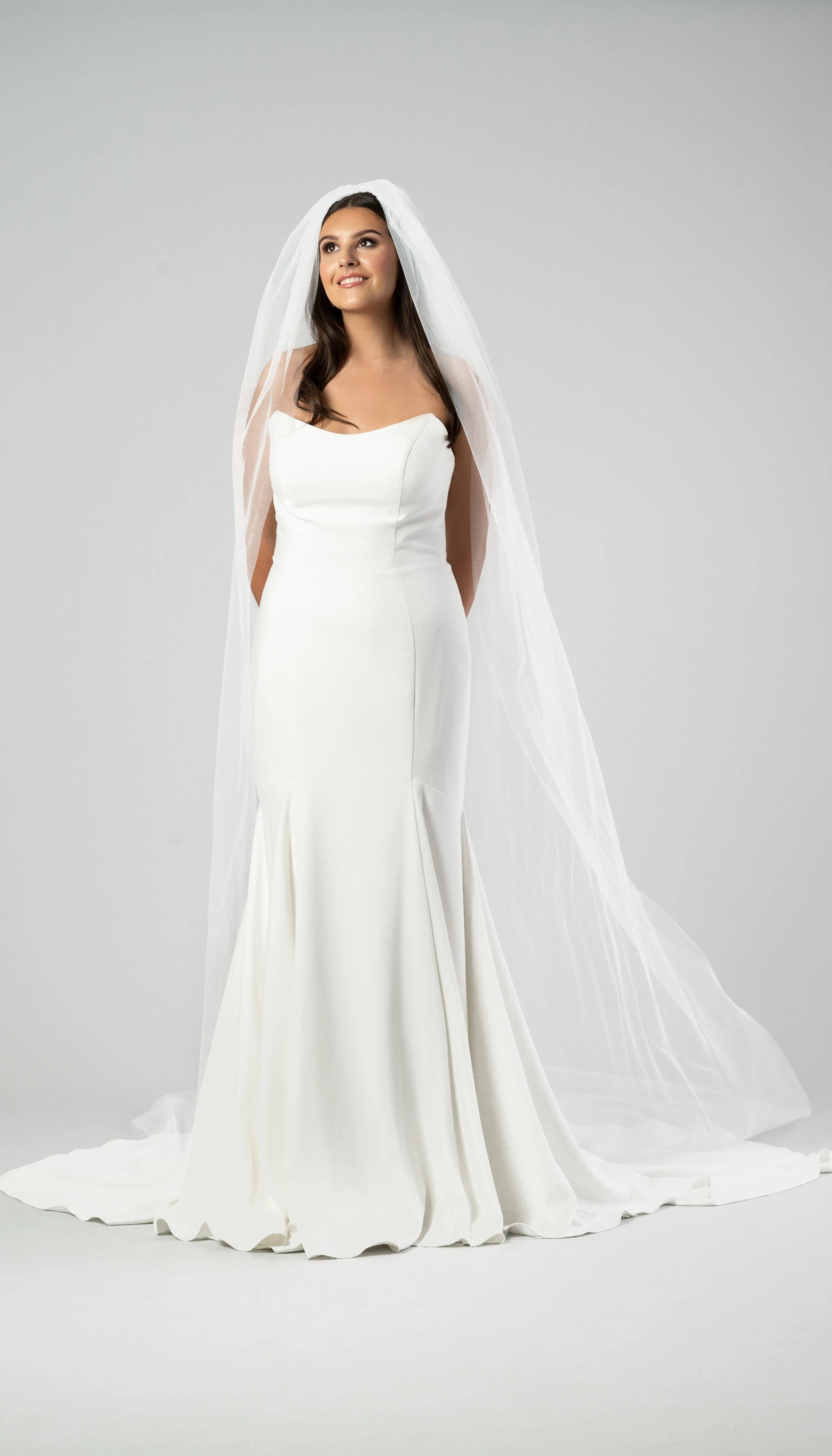 Roycebridal Kennedy Blue Shelly Sparkle Tulle Veil