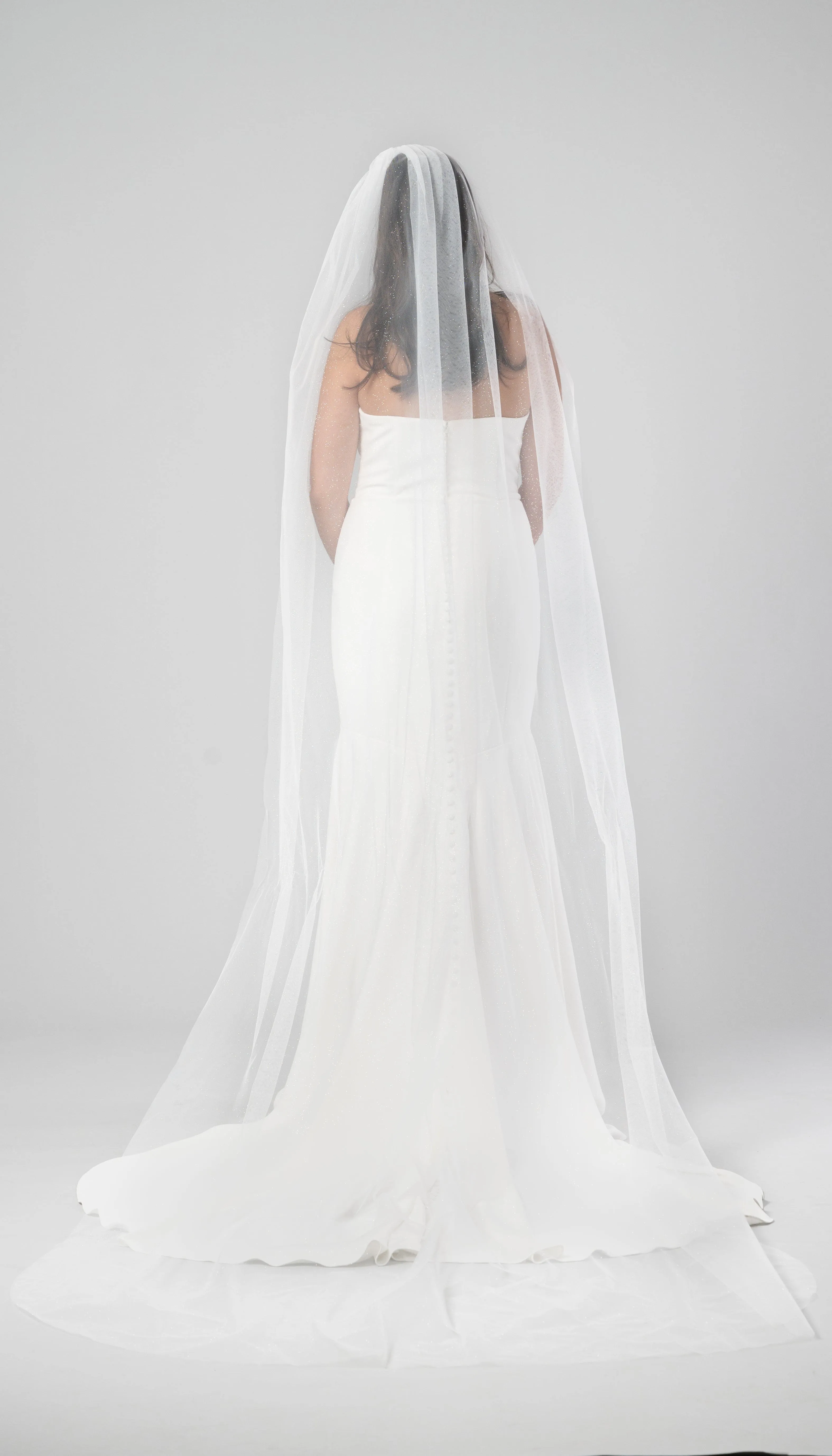 Roycebridal Kennedy Blue Shelly Sparkle Tulle Veil