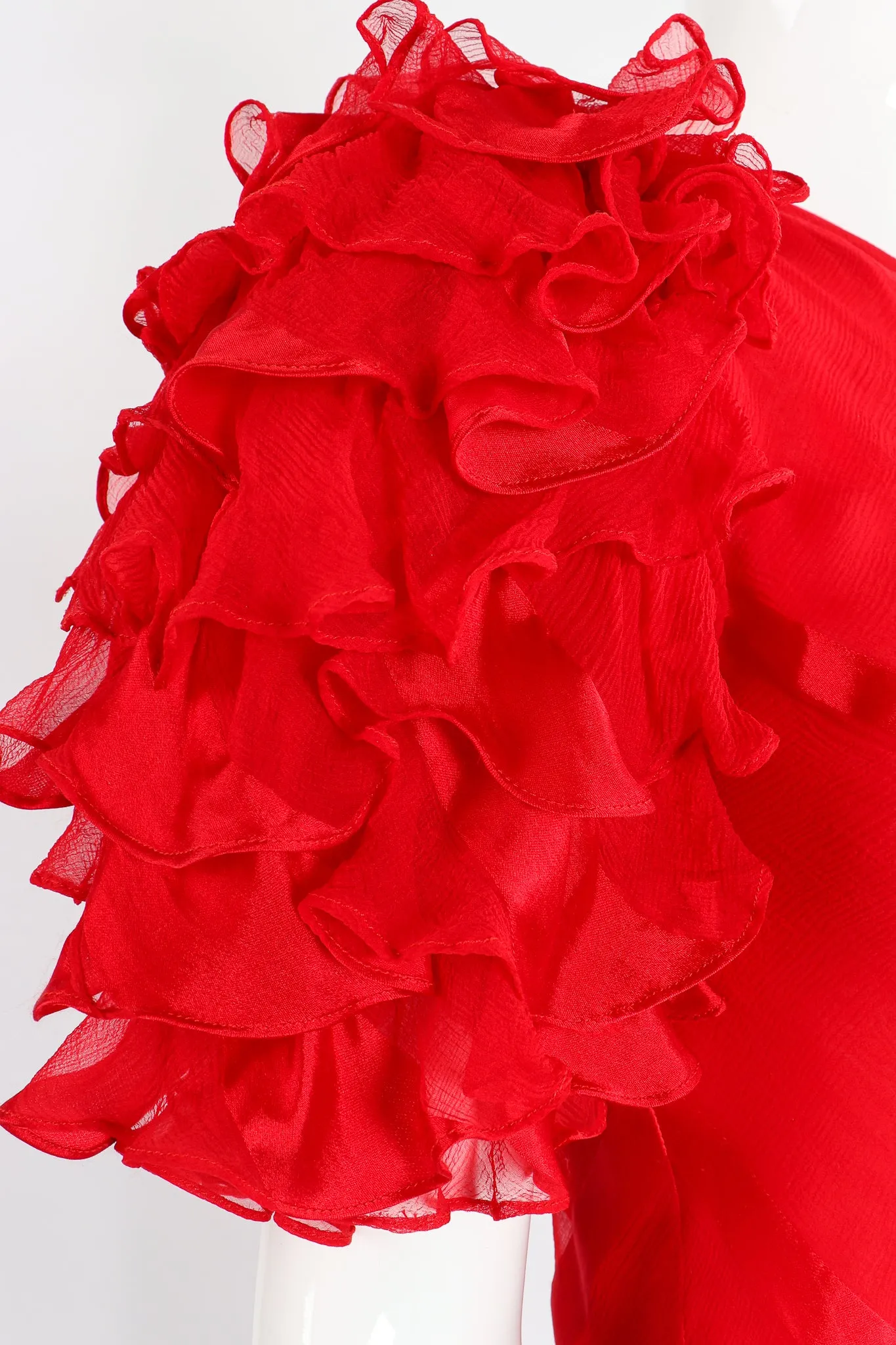 Ruffle Sleeve Dance Dress
