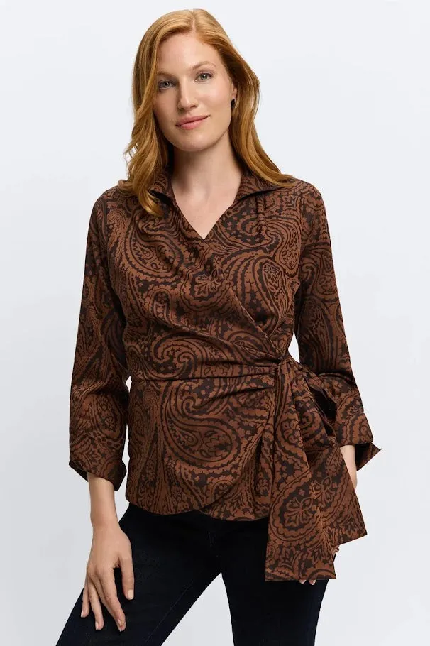 Salina Wrap Shirt - Macchiato