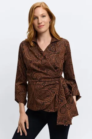 Salina Wrap Shirt - Macchiato