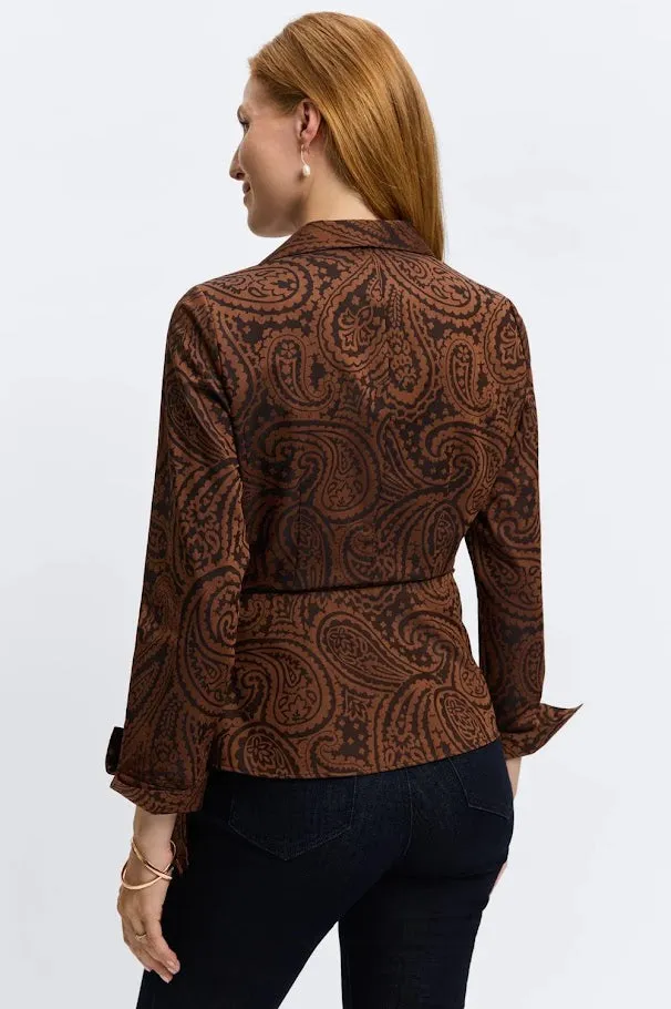 Salina Wrap Shirt - Macchiato
