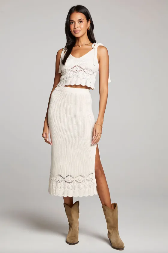Saltwater Luxe - Suzi Midi Skirt | Natural