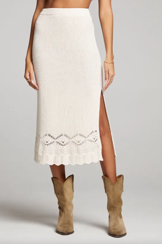 Saltwater Luxe - Suzi Midi Skirt | Natural