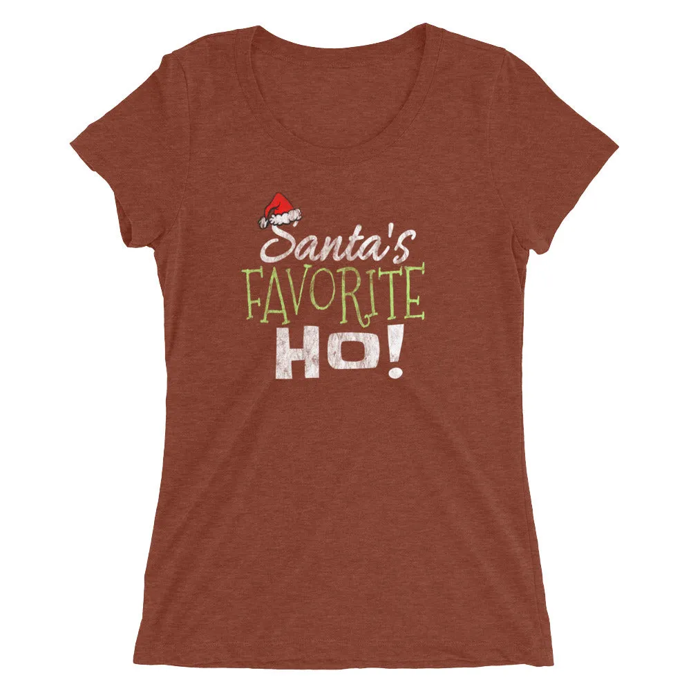 Santa's Favorite Ho women's t-shirt
