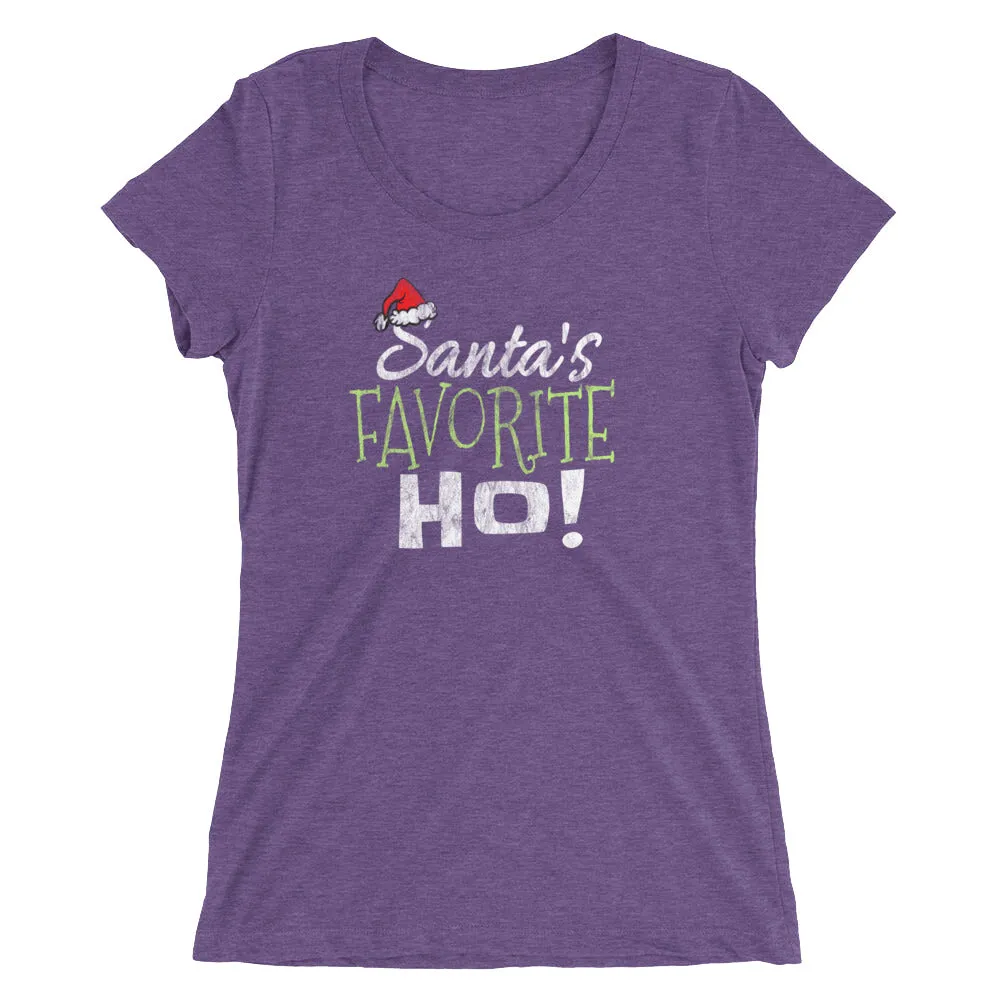 Santa's Favorite Ho women's t-shirt