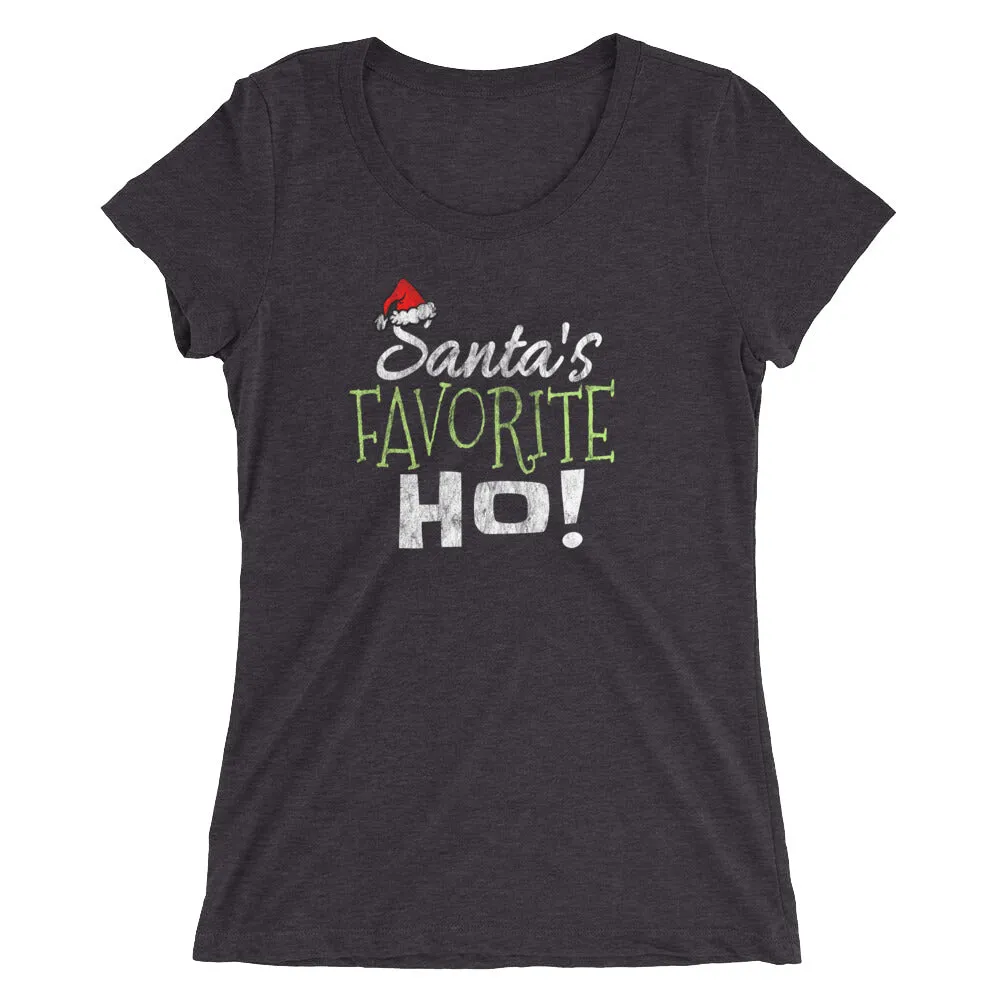 Santa's Favorite Ho women's t-shirt