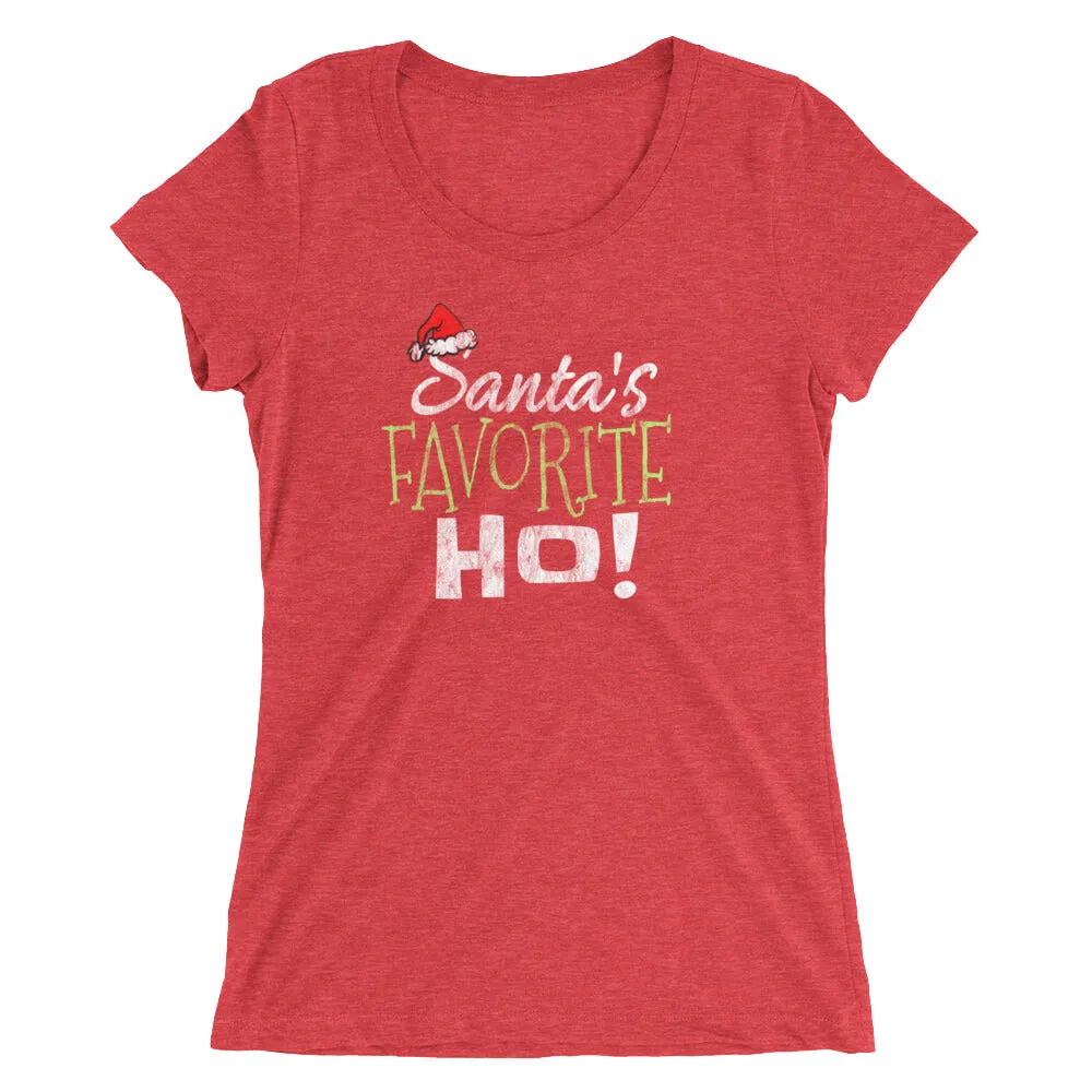 Santa's Favorite Ho women's t-shirt