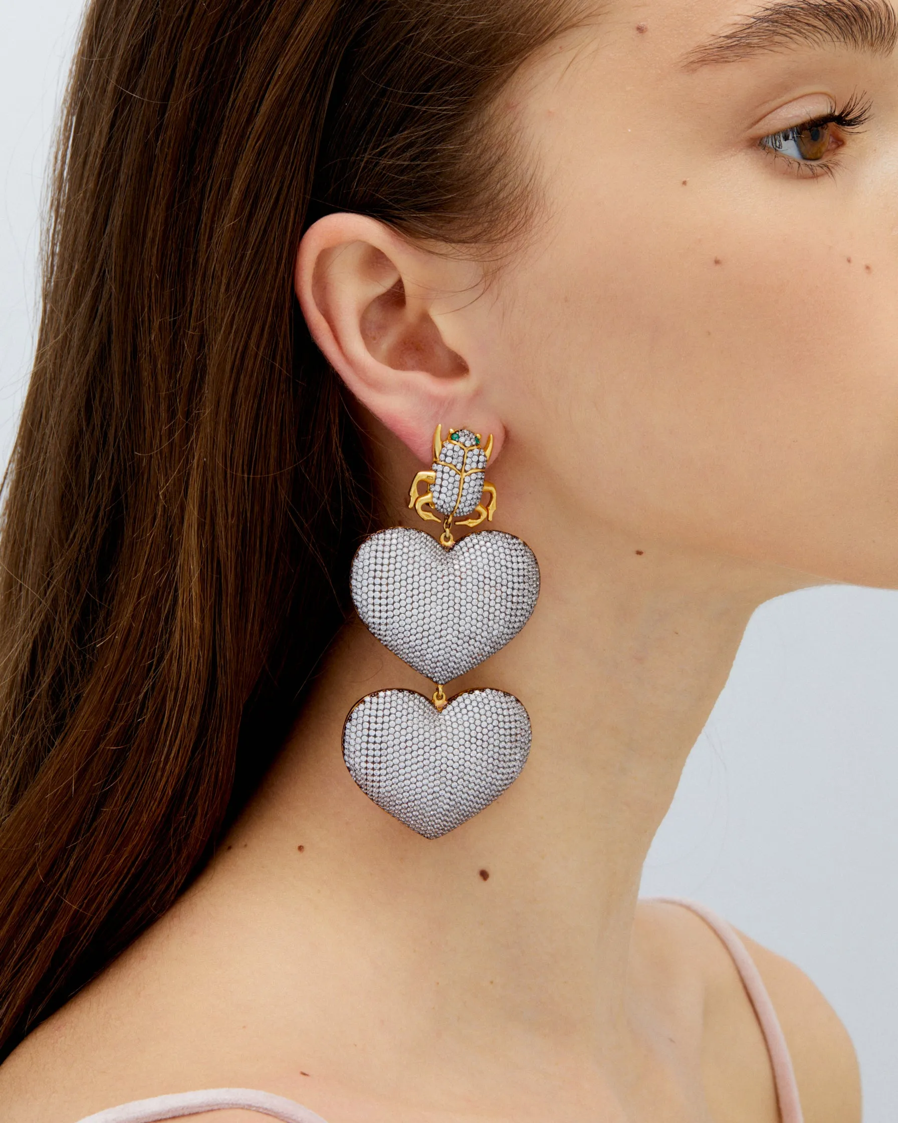SCARAB IN LOVE EARRINGS