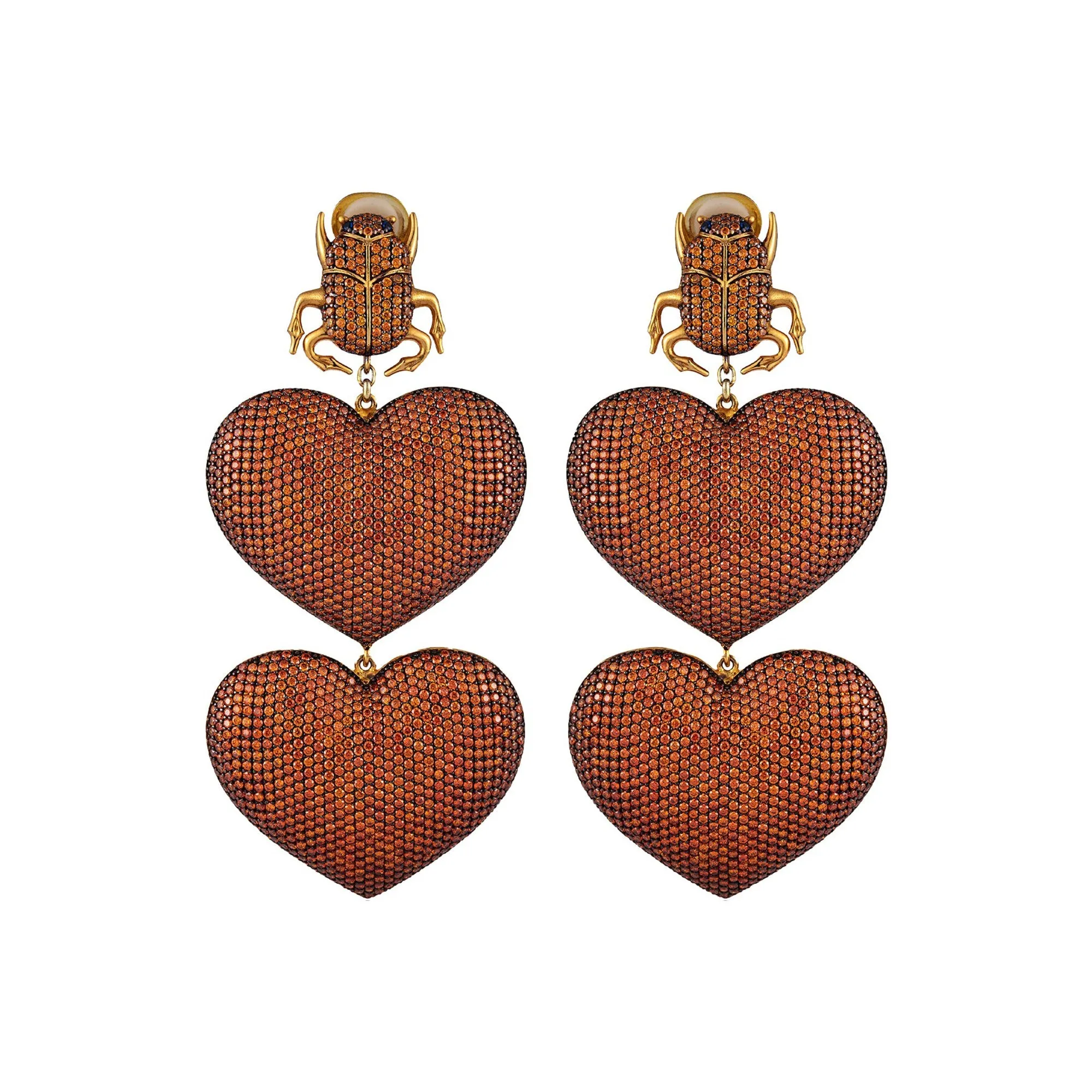 SCARAB IN LOVE EARRINGS
