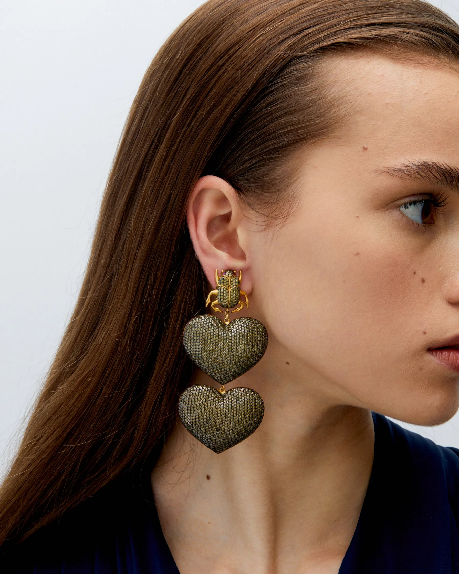SCARAB IN LOVE EARRINGS