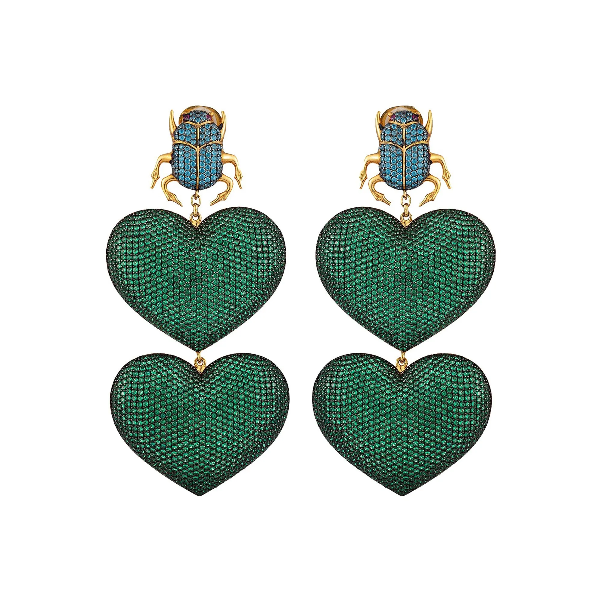 SCARAB IN LOVE EARRINGS