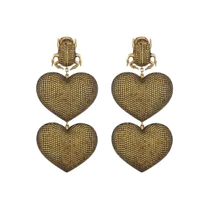 SCARAB IN LOVE EARRINGS